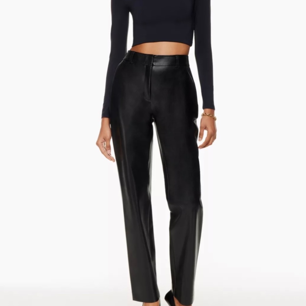 Aritzia Babaton Vegan Leather Pants